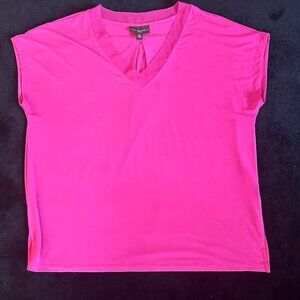 Dana Buchman Woman- Bright Pink/Magenta Blouse/Top 1X